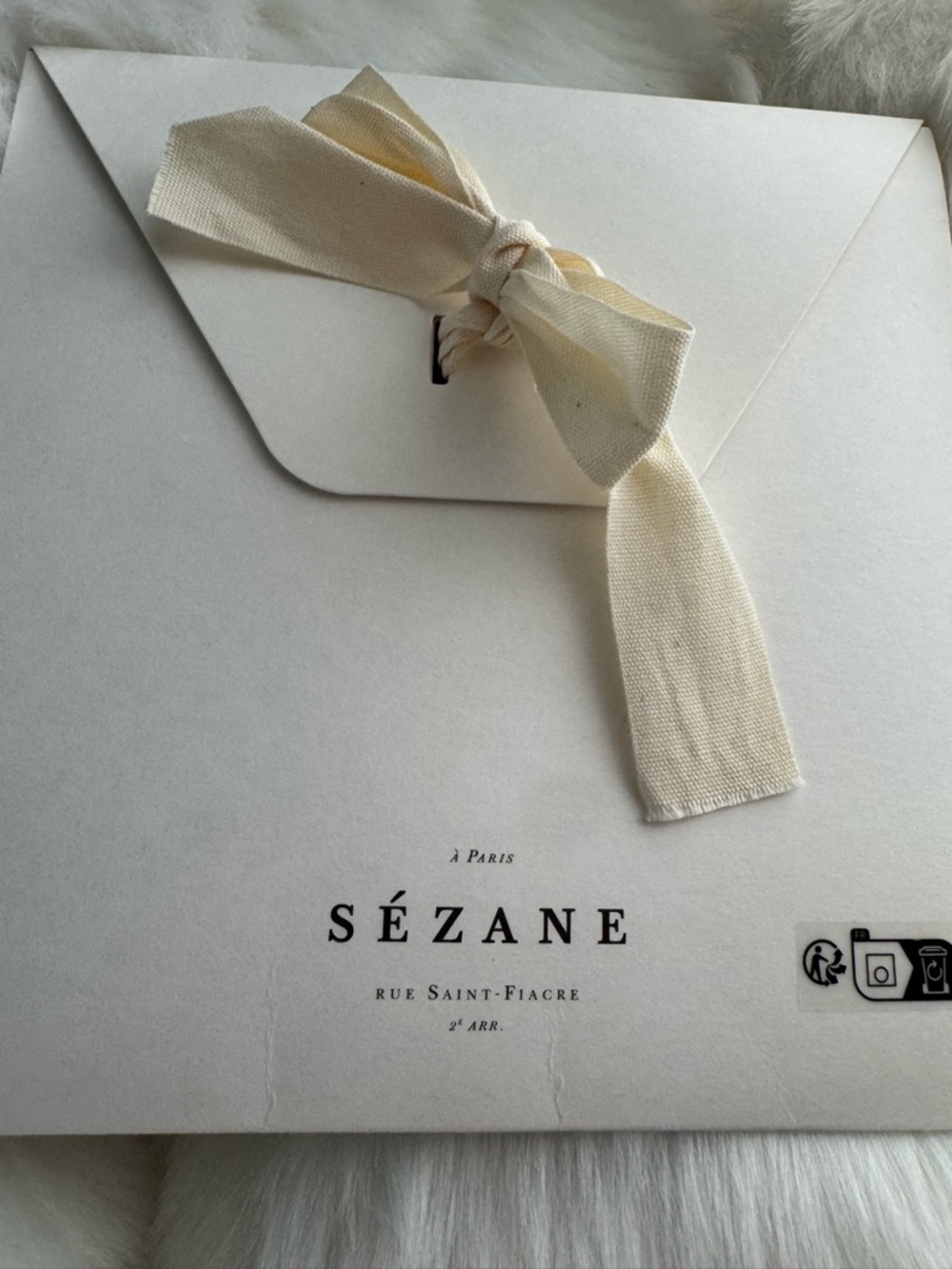 Sezane Organic Cotton Scarf in Green Floral - Picture 4 of 4